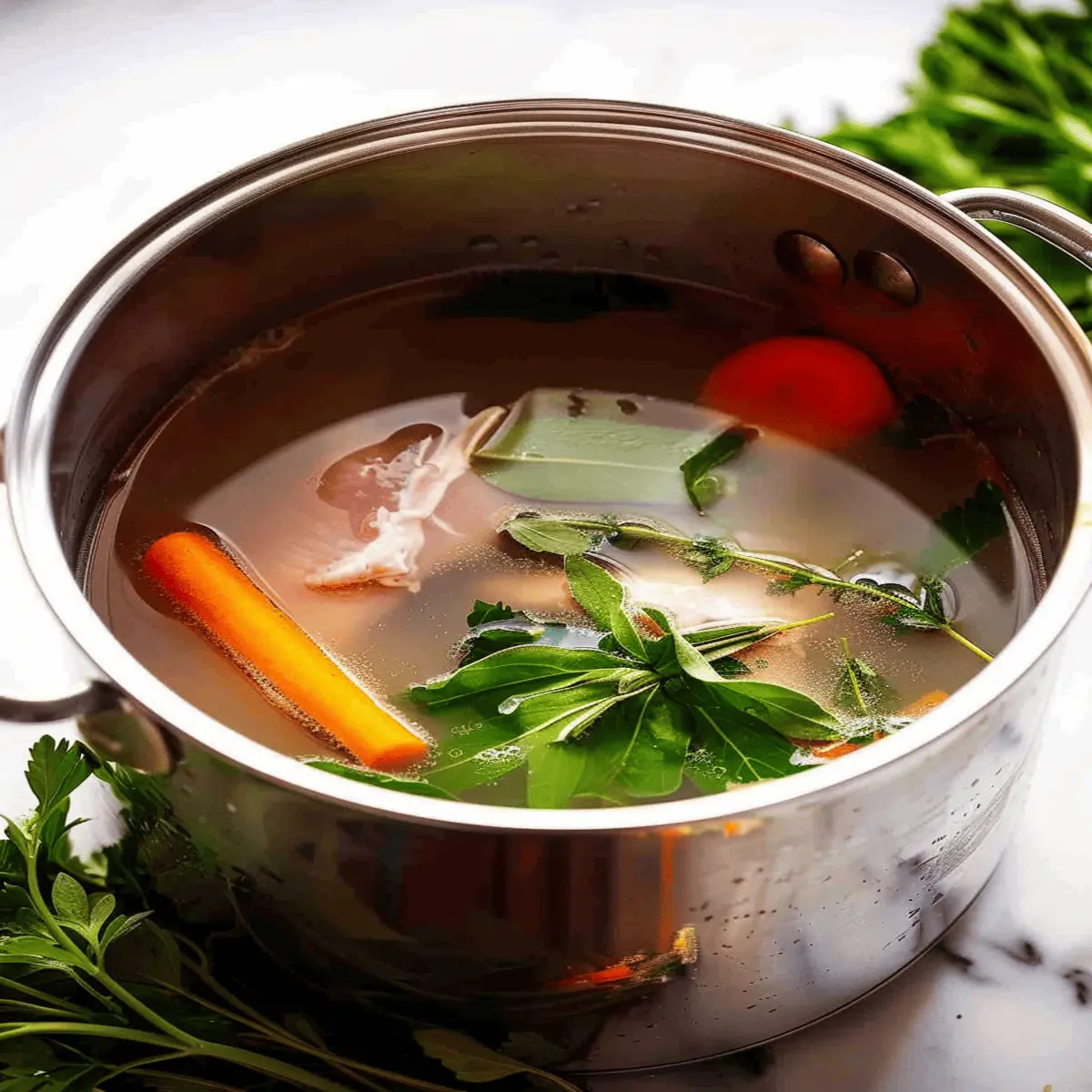 Chicken Stock Magic: Easy Recipe for Rich, Flavorful Broth