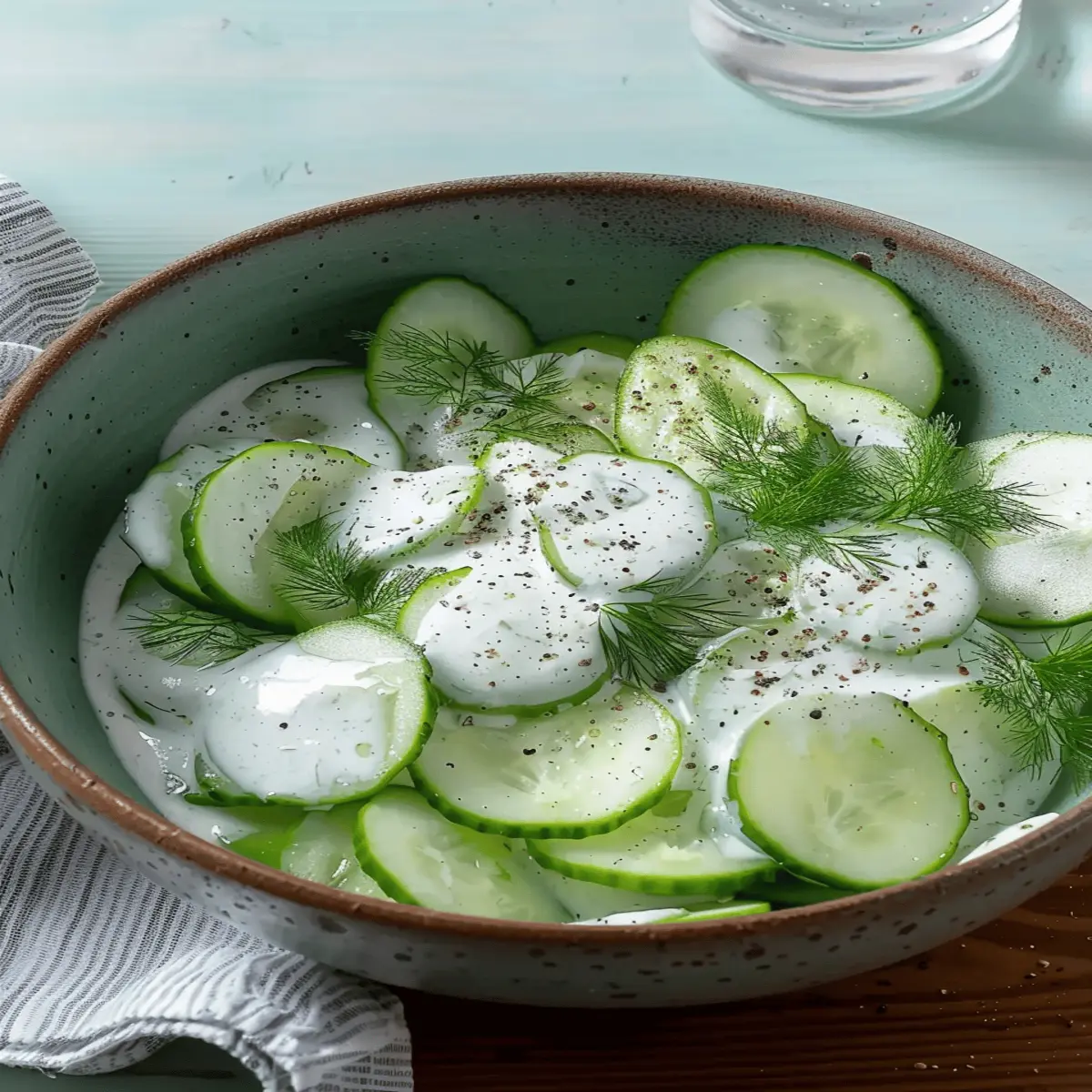Dad’s Creamy Cucumber Salad: The Best Summer Refreshment