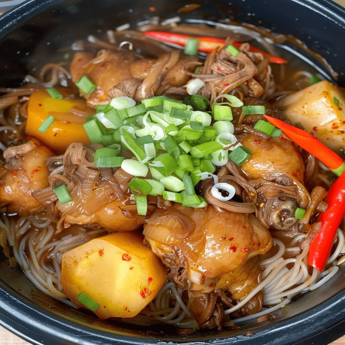 Korean Braised Chicken: Indulgent Comfort in Every Bite
