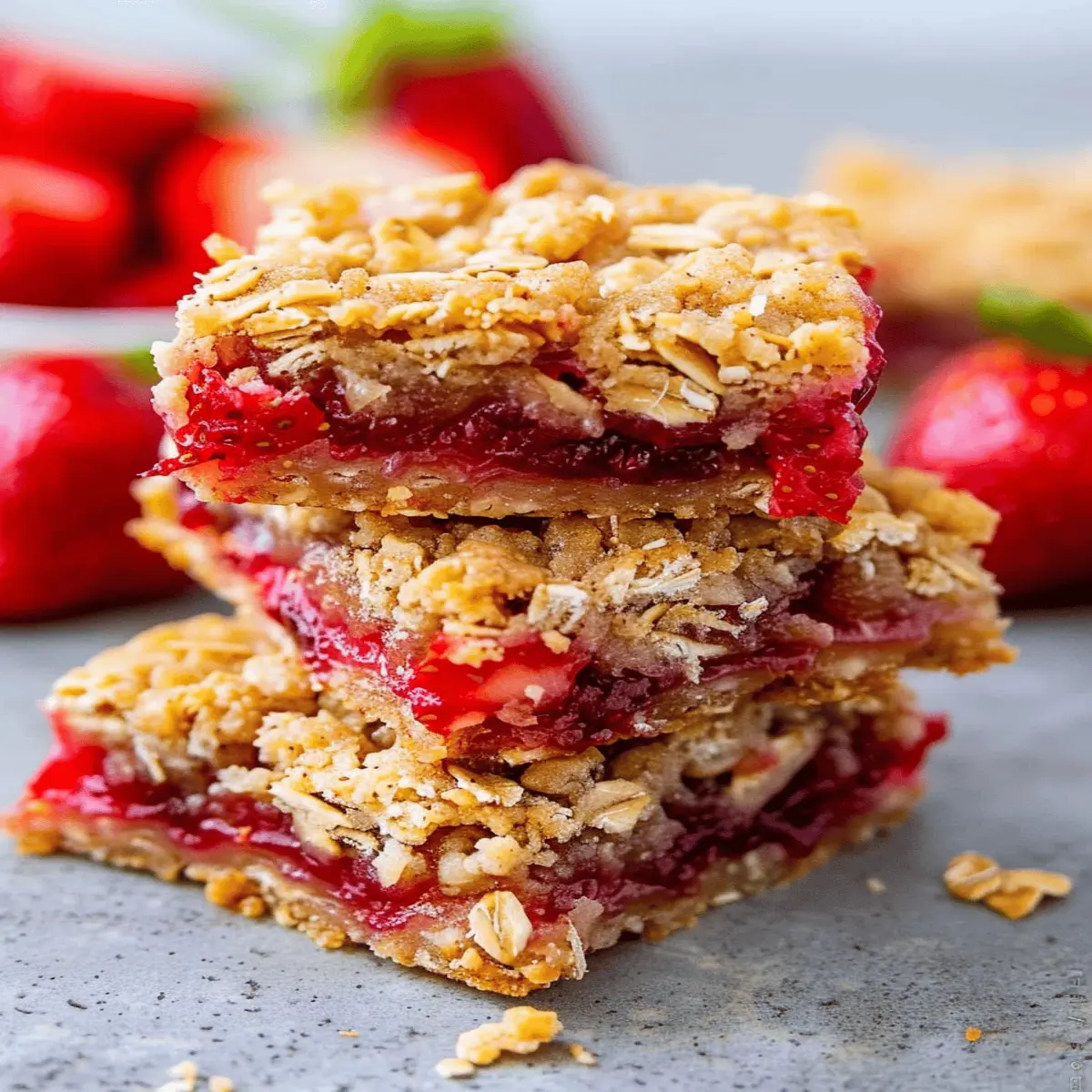 Strawberry Oatmeal Crumble Bars: Irresistibly Sweet & Easy!