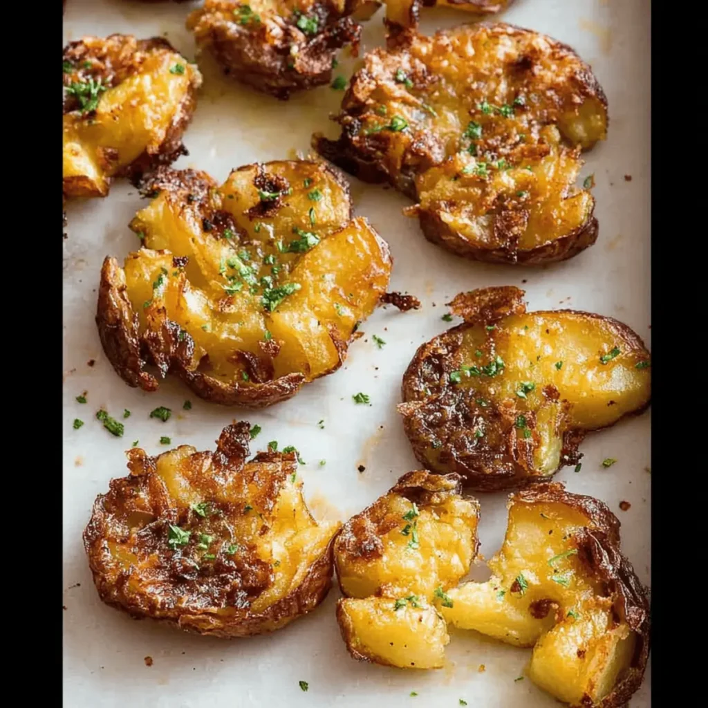 Ultra Crispy Smashed Potatoes