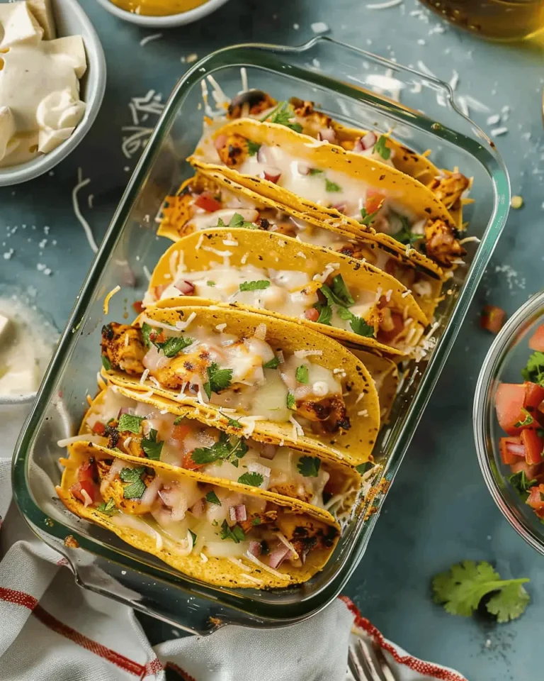 Baked Chicken Tacos