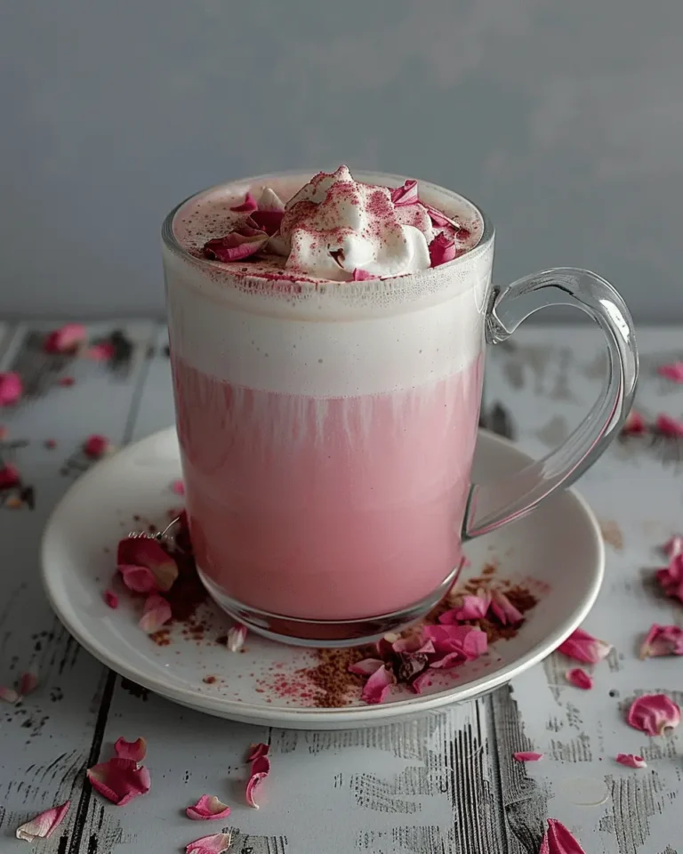 Chamomile Rose Tea Latte