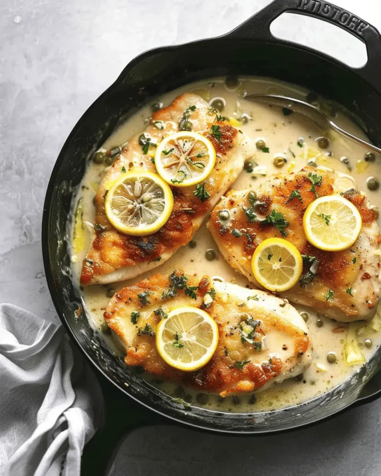 Creamy Lemon Chicken Piccata