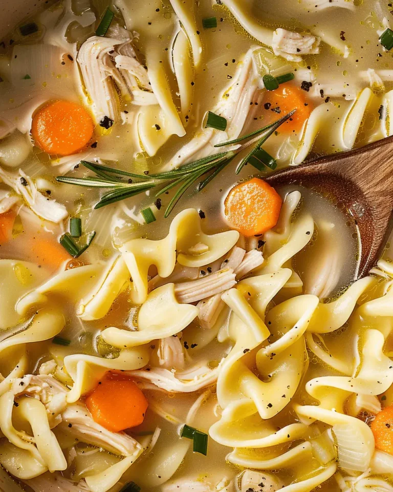 Crockpot Chicken Noodle