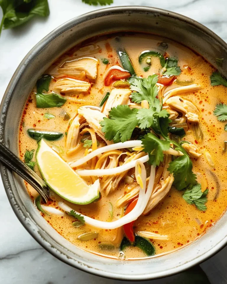 Easy Thai Curry Chicken Soup