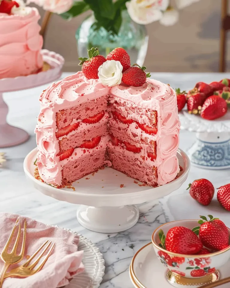 Fresh Strawberry Cake