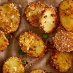 Garlic Parmesan Crusted Potatoes