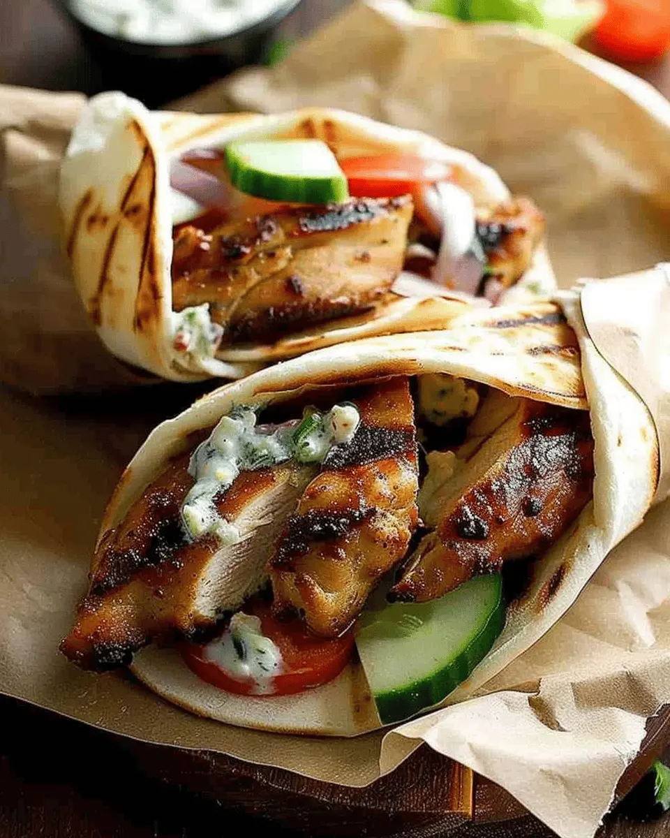 Greek Chicken Gyros: Easy & Flavorful Homemade Delight