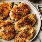 Herb-Crusted Baked Parmesan Chicken