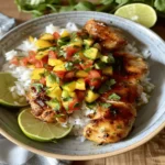 Honey Lime Chicken with Mango Salsa