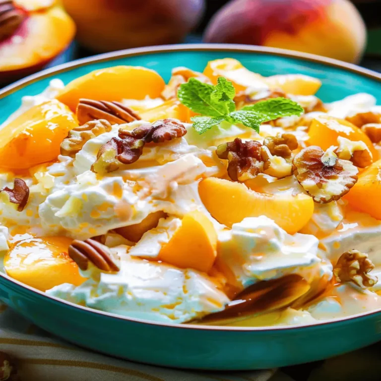 Millionaire Peach Salad