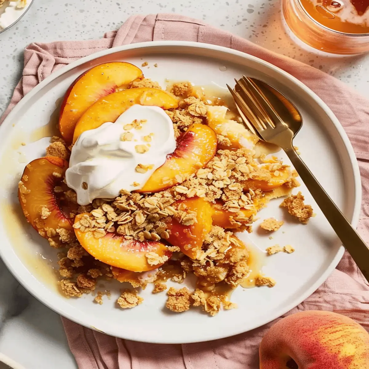 Peach Crisp Magic: Irresistibly Juicy & Easy to Make!