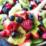 Raspberry Kiwi Salad