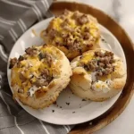 Sausage and Cream Cheese Biscuit