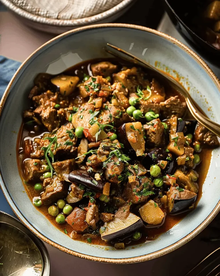 Spicy Beef Eggplant Stew