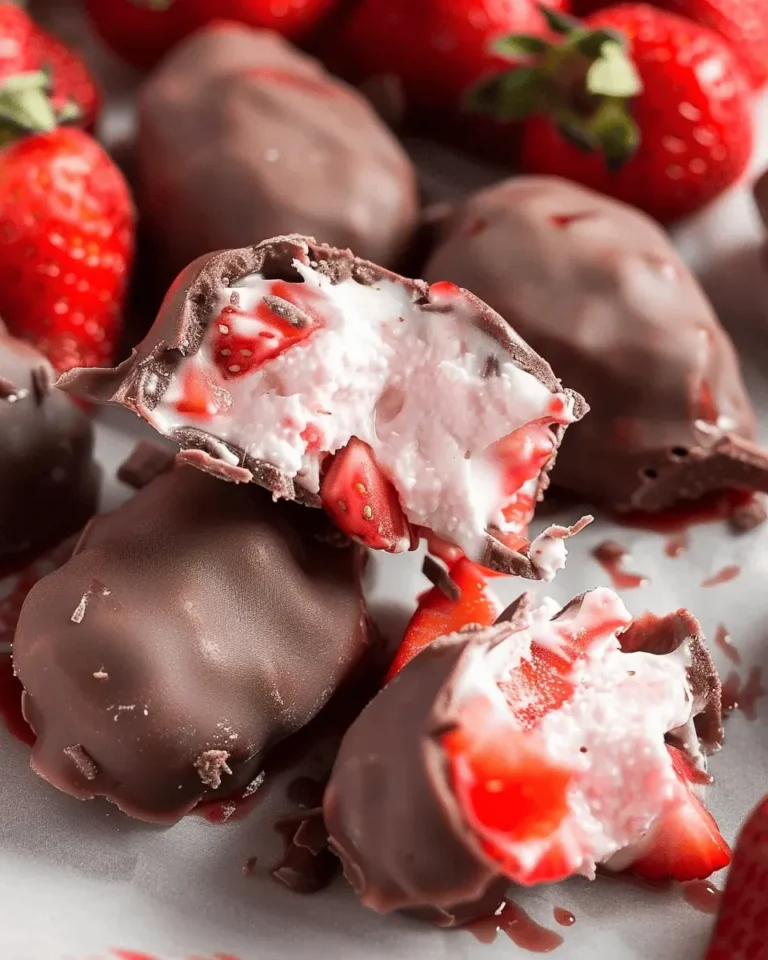 Strawberry Greek Yogurt Bites