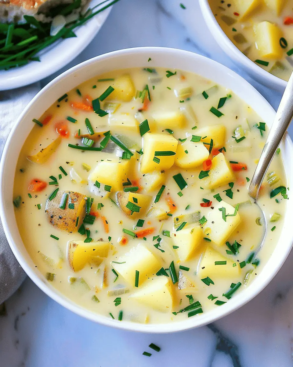 Creamy Potato Soup with Turkey Bacon: A Cozy Comfort Bowl