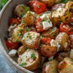 Baked Feta Potatoes