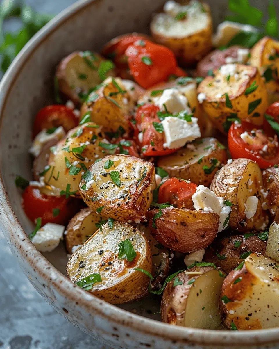 Baked Feta Potatoes: Easy and Indulgent Comfort Food Delight