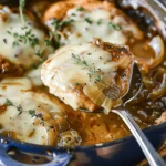 French Onion Chicken Soup