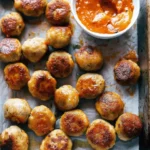 Juicy Baked Chicken Meatballs