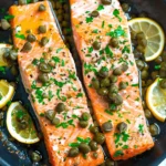baked salmon with capers