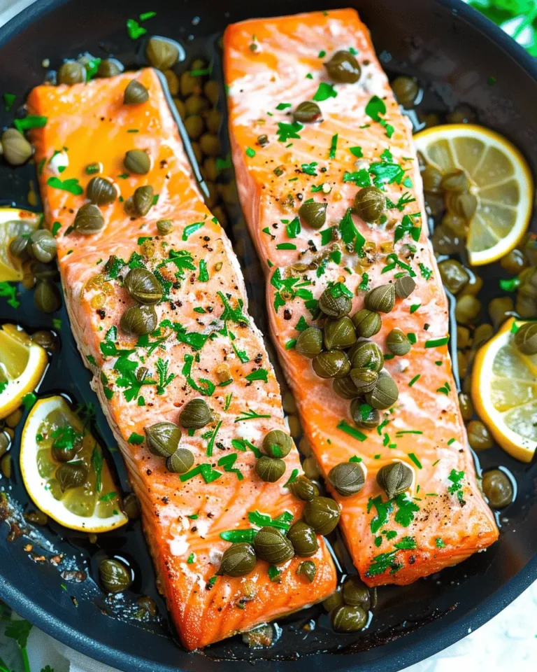 baked salmon with capers
