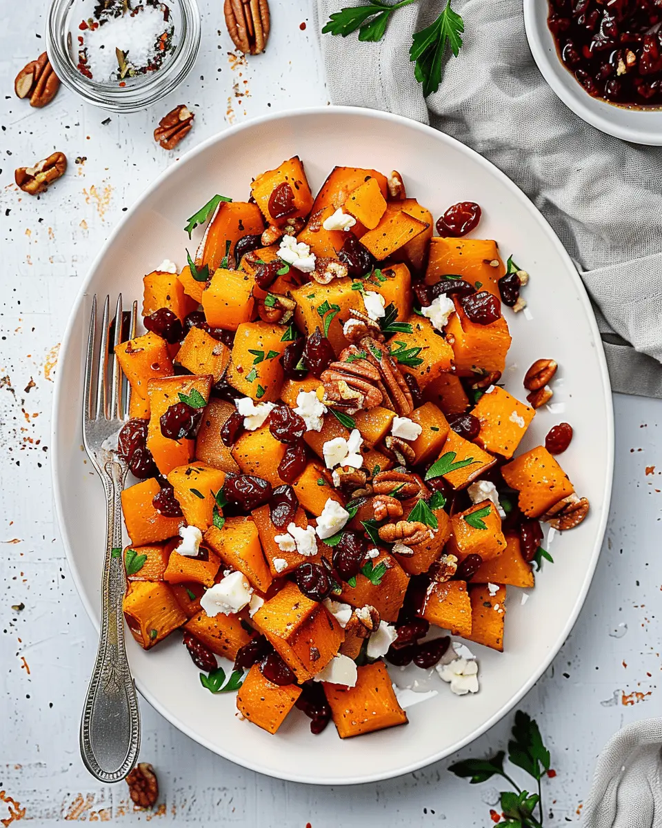 Roasted Butternut Squash with Cranberries and Pecans: A Delicious Fall Delight