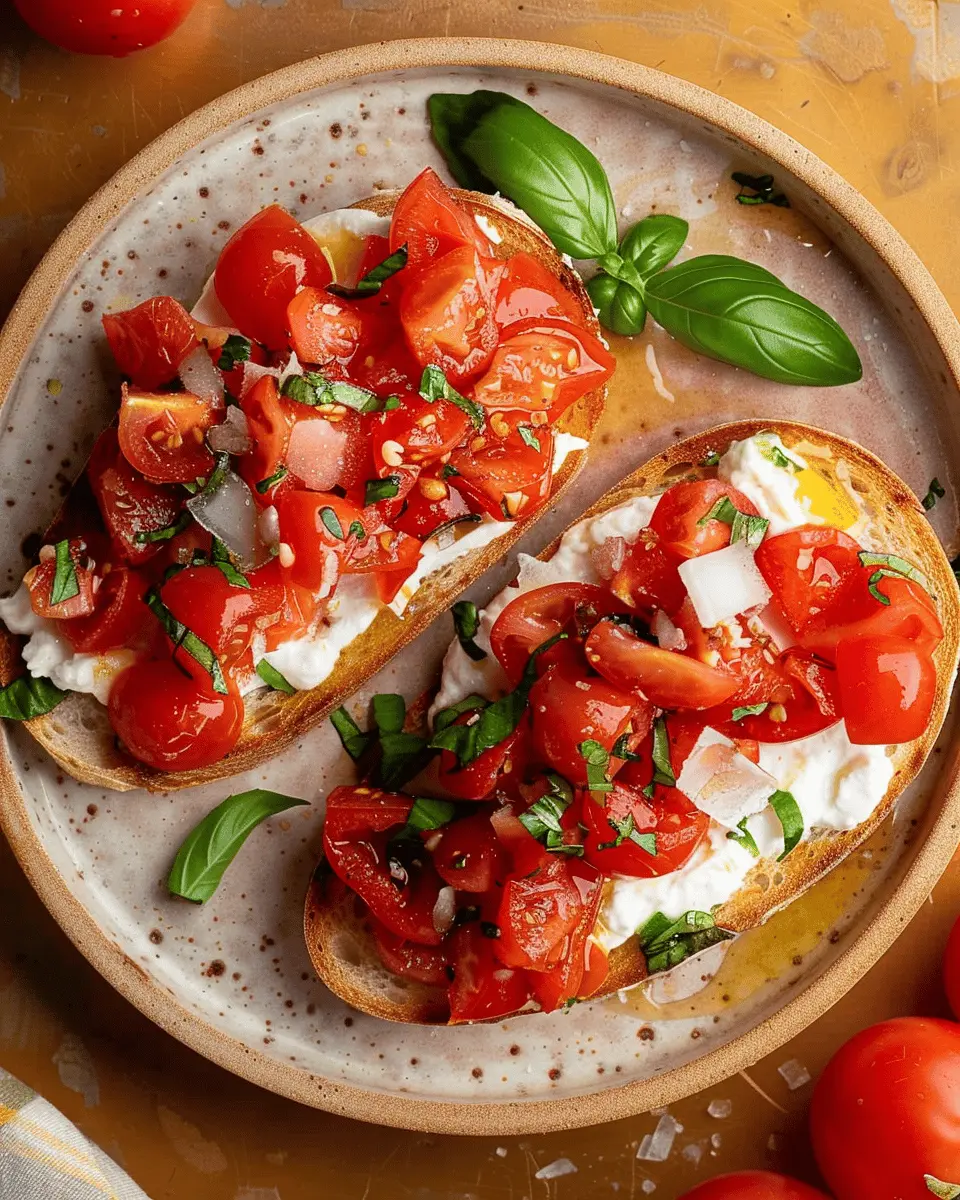 Crispy Bruschetta: Easy Recipe with Turkey Bacon and Veggies