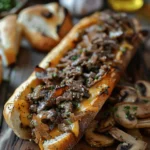 Philly Cheesesteak Meets Garlic Bread