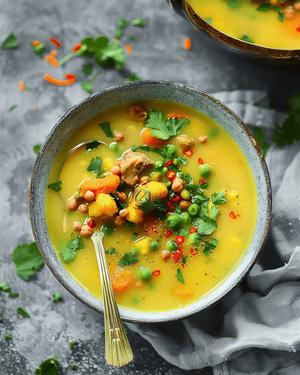 Golden Turmeric Soup: A Cozy, Healthy Delight for Your Soul