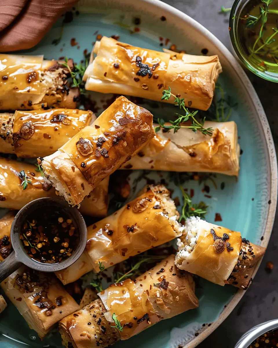 Oven Fried Feta Rolls: Easy Indulgence for Home Chefs