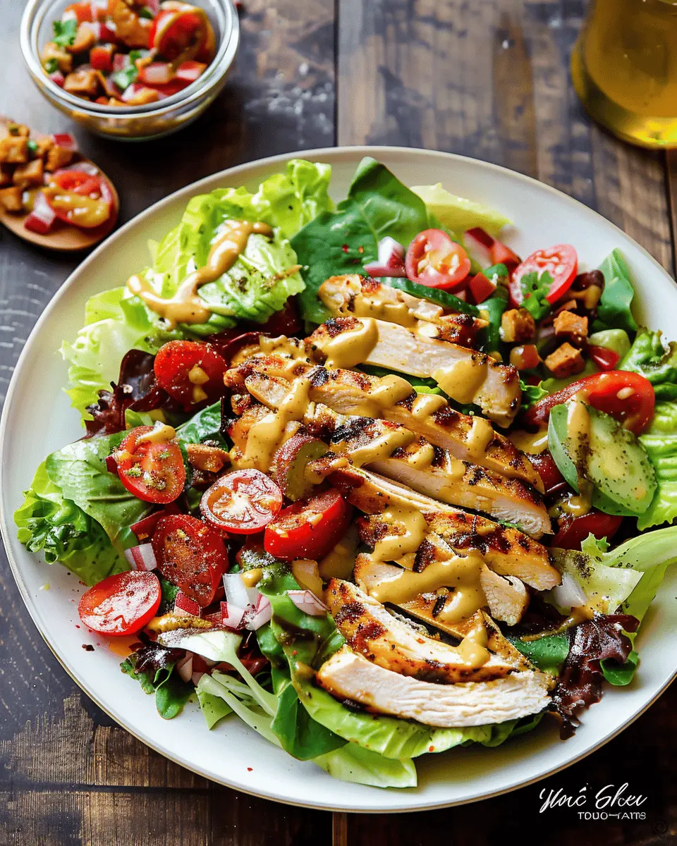 Honey Mustard Chicken Salad with Turkey Bacon Delight