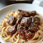 Sweet and Spicy Garlic Steak Pasta