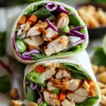 Peanut Chicken Wrap