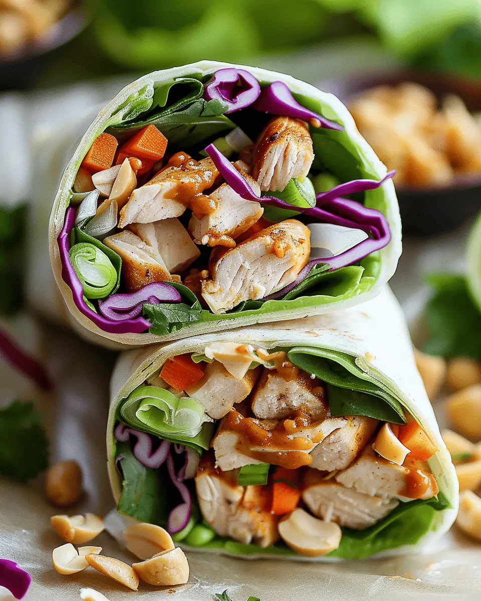 Peanut Chicken Wrap: Easy, Flavorful Delight for Any Meal
