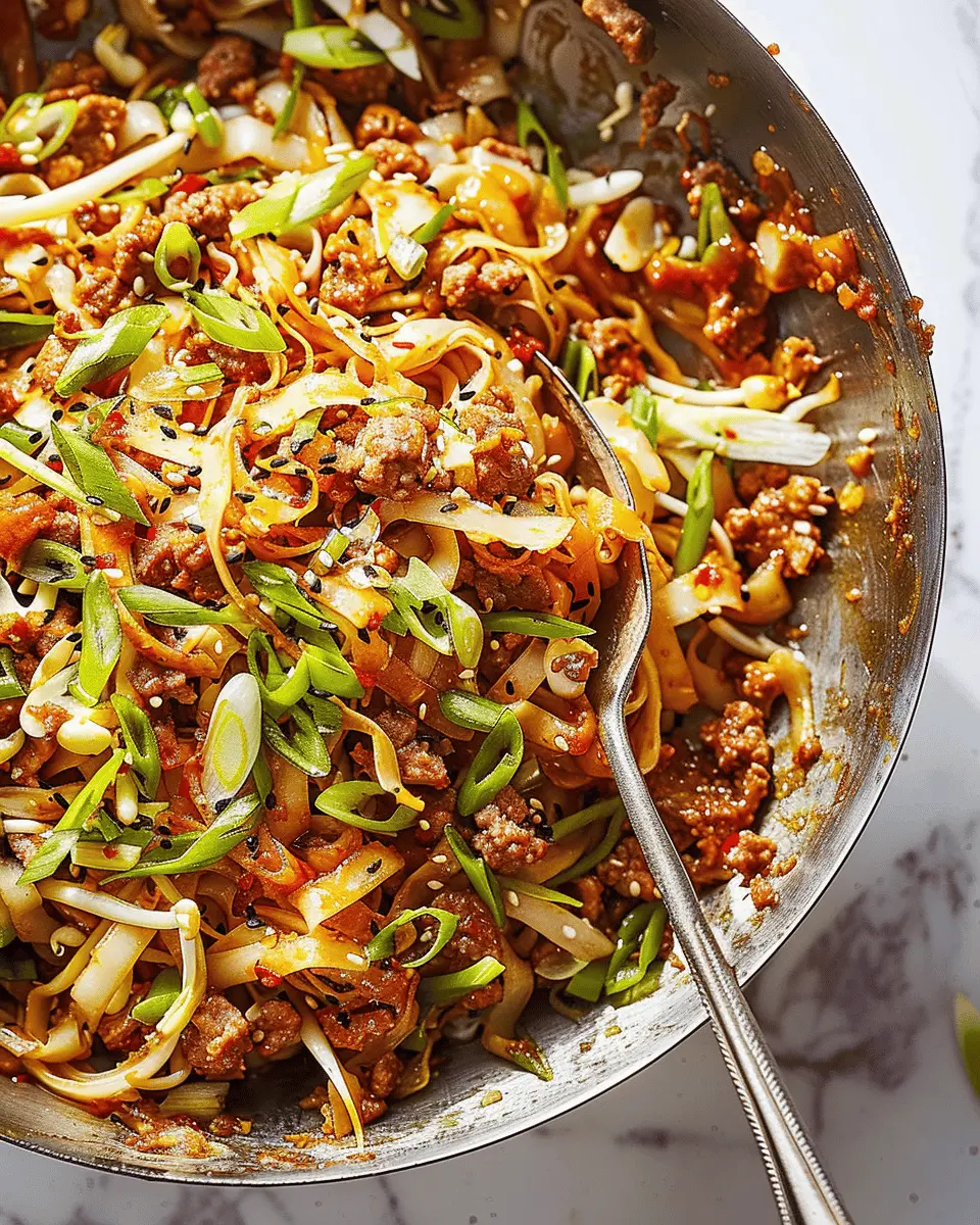 Ground Turkey Egg Roll Bowl: Easy Healthy Comfort Food Delight