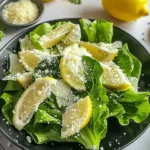 lemon Parmesan Lettuce Salad