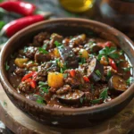 Spicy Beef Eggplant Stew