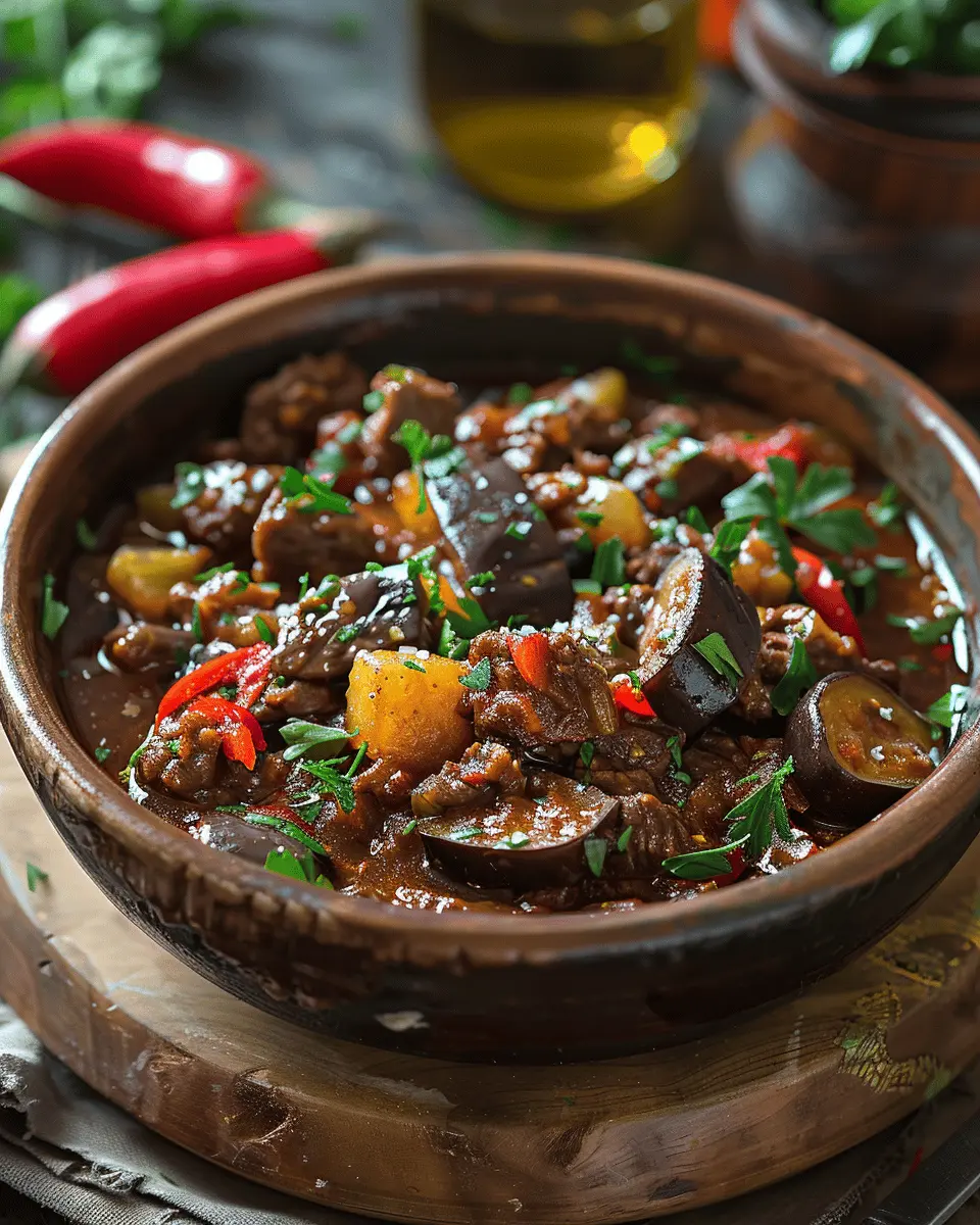 Spicy Beef Eggplant Stew: Easy and Delicious Comfort Food Recipe