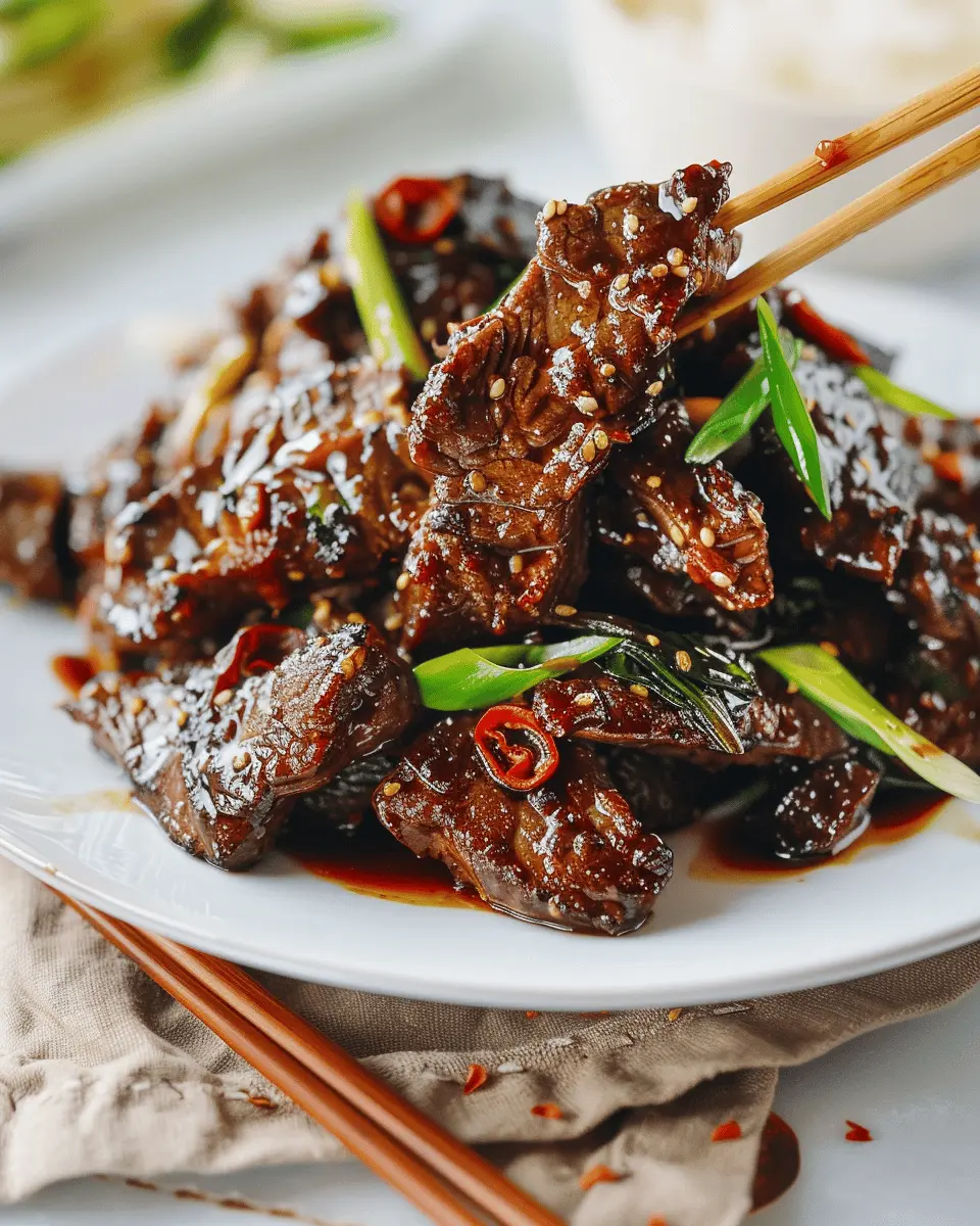 Mongolian Beef: Easy Recipe for a Flavorful Homemade Delight
