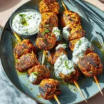 Chicken Kofta Garlic Yogurt Sauce