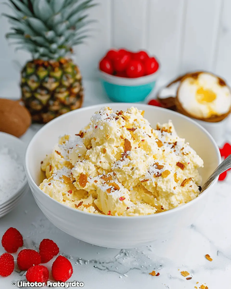 Piña Colada Fluff: A Refreshing and Indulgent Dessert Delight