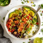 Salmon Burrito Bowl