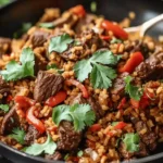 One Skillet Smoky Honey Chili Beef