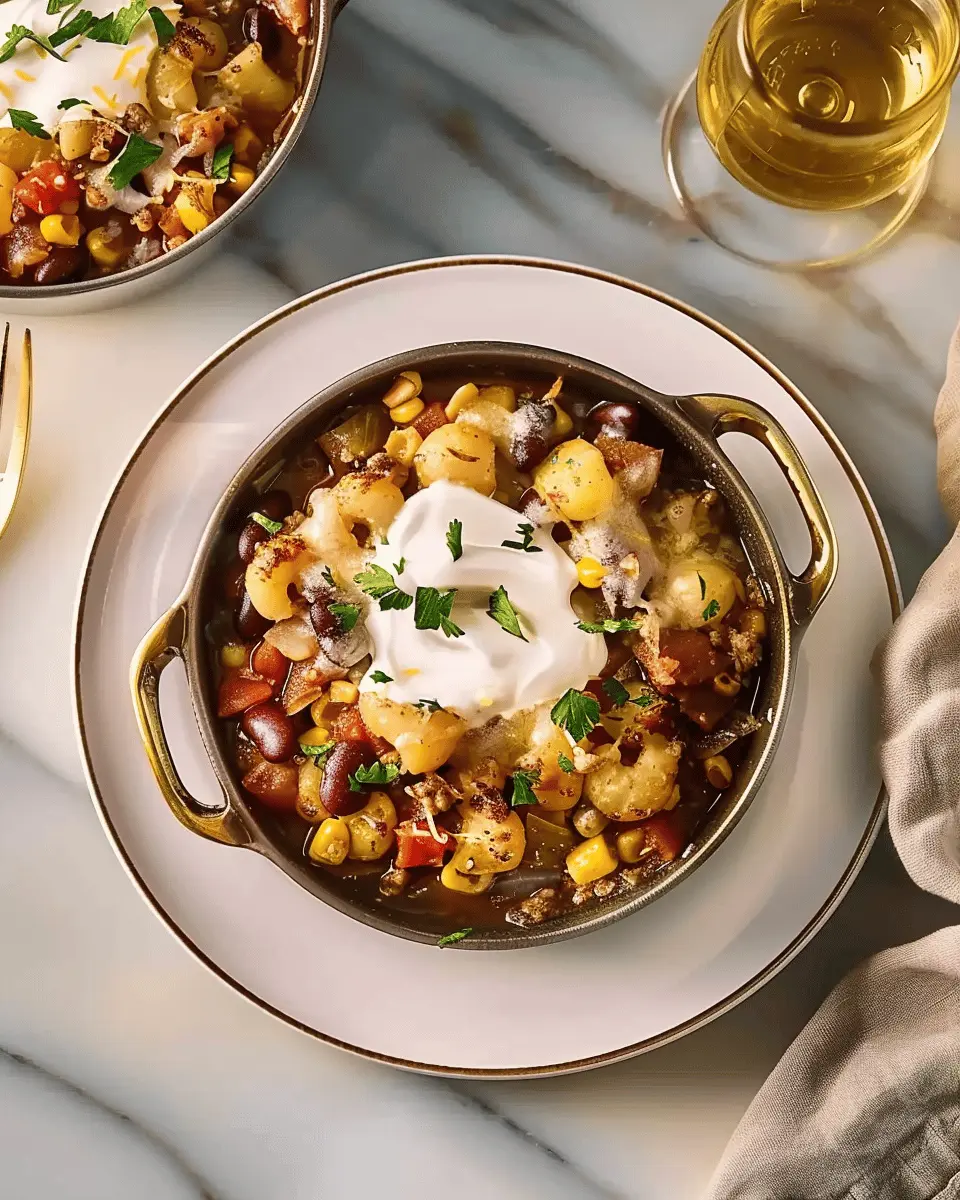 Slow Cooker Cowboy Casserole: Easy, Hearty Meal with Turkey Bacon