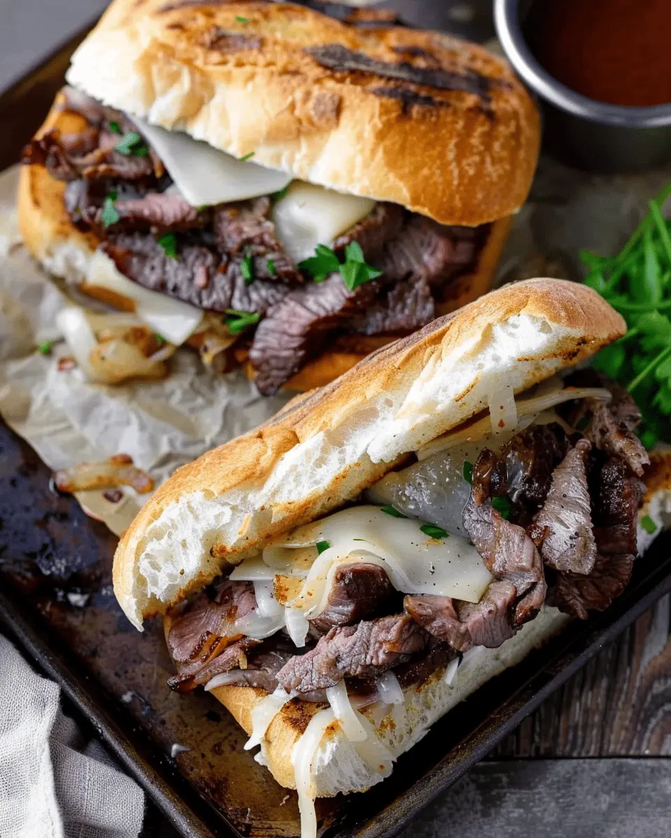 Steak Sandwich Delight: A Juicy Twist with Turkey Bacon
