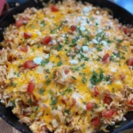 Cheesy Chicken Taco Rice