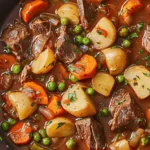 Cooked Hearty Beef Stew